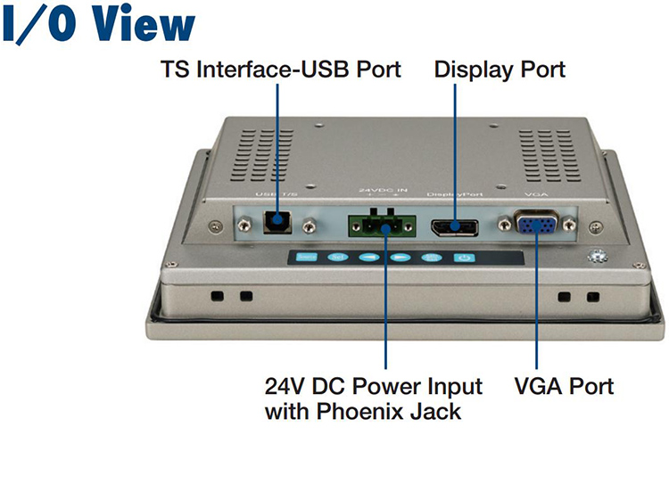 全新研華 工業等級平板顯示器FPM系列 17寸工業顯示器 FPM-7061T
