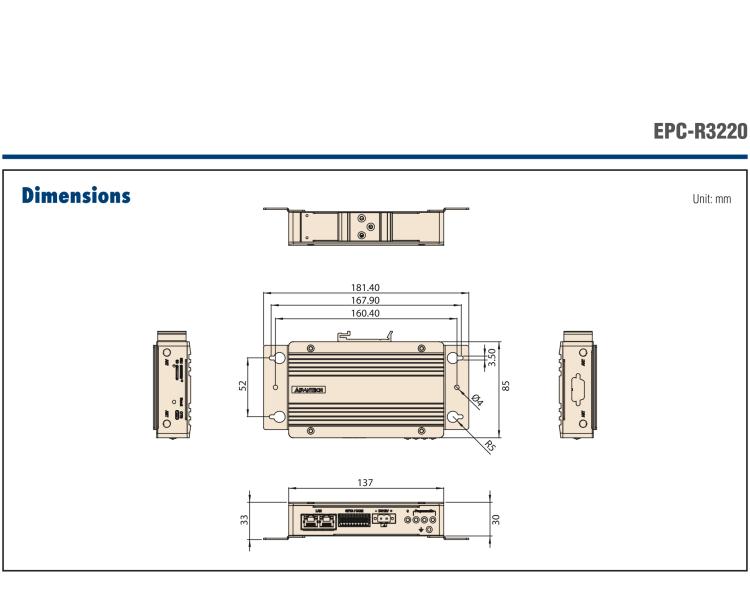 研華EPC-R3220 ARM架構邊緣智能網關，儲能/光伏/智慧燈桿應用首選