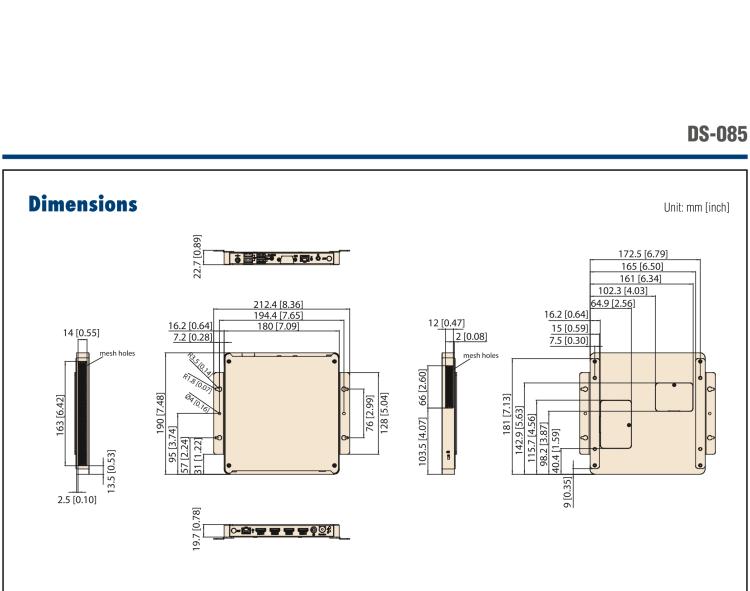 研華DS-085 搭載Intel Tiger Lake UP3 極薄數字標牌