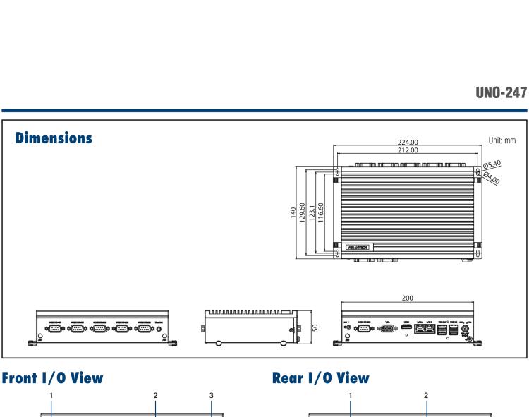 研華UNO-247 搭載 Intel? Celeron? J3455 的物聯網邊緣計算平臺